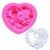 Molde de Silicone Anjo Bebê Amor Rosa Dobrável Molde Decorativo para Açúcar Chocolate Bolo
