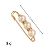 Broche de Perlas Transfronterizo para Fijar Ropa y Faldas, Herramienta de Reducción de Cintura para Mujeres, Hebilla de Cintura Broche Antiexposición