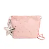 Bolso Cruzado para Teléfono Móvil con Estampado de Cielo Estrellado 2026 para Mujer con Colgante de Pentagrama Plateado y Correa Fina para el Hombro con Cordón