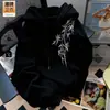 Nueva Sudadera con Capucha Estampada Estilo Chino para Hombre, Otoño e Invierno Nueva Gruesa de Forro Polar Tendencia Estilo Nacional Holgada Chaqueta de Peso Pesado