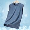 Camiseta de seda de hielo de verano para hombre, de camuflaje, de secado rápido, elástica, para deportes al aire libre, fina, con aire acondicionado, informal, sin mangas, moderna