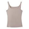 Camiseta Regata Modal Lisa para Esportes Interna para Mulheres V225 Casual Versátil Estilosa Slim Fit