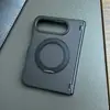 Adecuado para Apple 18Duo Soporte Magnético Plegable Funda para Teléfono Dos en Uno iPhone Duo Eje Central Funda Anticaídas para Teléfono