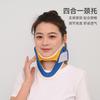Marcadores de Cuello Cuatro en Uno para Adultos y Niños Marcadores de Cuello de Emergencia Fijador Cervical Marcadores de Fijación Cervical Ajustables Protector de Cuello
