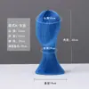 Maniquí de Cabeza Accesorios Perchero para Pelucas y Sombreros Cabeza de Maniquí Pañuelo de Seda Exhibidor de Joyería Perchero para Collares Modelo de Mesa Cabeza