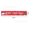 Banner de Feliz Natal 2026 Novo Estilo Tecido de Fundo Decorações de Festa de Feriado Boneco de Neve Papai Noel Estilo Bandeira de Jardim