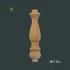 Armario de Vino de Madera Maciza Estilo Europeo, Puente, Pilar Pequeño, Valla de Calabaza, Pilar de Madera Decorativo tallado, Pilar Romano, Barandilla, Pilar de Gabinete
