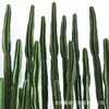 Cacto Nórdico Artificial Régua Medidora Planta Verde Falsa em Vaso Decoração de Ornamentos para Chão de Janela Interna