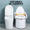 Inodoro Portátil para Mujeres Embarazadas, Escupidera Portátil para Ancianos, Cubo para Orina, Orinal, Silla Taburete, Escupidera de Mesita de Noche para Niños