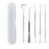 Herramientas de Dentista de Acero Inoxidable Endoscopio Oral Dental Sonda Cavidad Dental Mancha Dental Removedor de Sarro