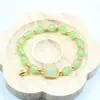 Novo Passo a Passo Açúcar Cru de Lótus Pulseira de Lótus Nova Chinesa com Contas de Lótus Pulseira de Jade Sintético Hetian para Presente de Namorada