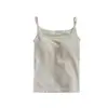 GOODFA2026 Otoño/Invierno Felpa Térmica Engrosada Camisola Cálida con Almohadillas en el Pecho Sin Costuras Elegante Camisola de Cuello Cuadrado con Almohadillas en el Pecho Chaleco