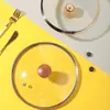 Directo de fábrica lote tipo G tapa de vidrio templado wok olla para sopa sartén vaporera tapa de vidrio 14-34cm