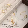 Collar de Mariposa de Esmalte y Perla Estilo Chino Nuevo Nala para Mujer, Cadena de Suéter de Diseño de Nicho de Lujo Ligero, Accesorio de Cadena para Clavícula