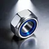Acero Inoxidable 304 Tuerca Hexagonal de Bloqueo Antiaflojamiento M2-M6 Tuerca Antideslizante