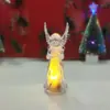 Transfronteiriço Novo Cor Quente Colorido Luminoso Anjinho Acrílico Cristal Anjo Enfeites Anjo de Natal Luz Noturna de Anjo
