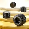 Parafuso sextavado de aço carbono para bujão de óleo conjunto de bujões de parafuso cabeça de parafuso de bujão garganta de bujão rosca fina 1/8" 1/4" 3/8" M6 M8