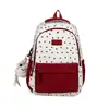 Mochila Estilo Floresta Nova Fresca Fofa para Estudante Universitário Mulheres Mochila de Alta Aparência Grande Capacidade Leve Mochila Casual