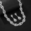 Nuevo Diseño de Anillo Más Vendido Moda Collar de Perlas y Pedrería Aretes Pulsera Accesorios de Novia