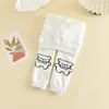 Medias para Niños Invierno Calcetines para Bebé Medias para Bebé Blanco Dibujos Animados Tejido Nueve Puntos Leggings para Niñas