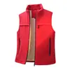 Chaleco de Hombre Transfronterizo Invierno Nuevo Estilo Forro Polar Cálido Chaleco de Lana de Cordero Talla Grande Chaqueta sin Mangas de Moda para Hombre
