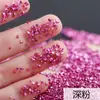 Fragmentos para Uñas de Hot-selling Transfronterizo Múltiples Capas Galvanizados DIY Gotas de Cristal Pegamento Relleno de Grava Pintura de Porcelana Cristalina Arenas Arena Plateada