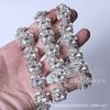 Cadena de diamantes para manualidades, accesorios para prendas, cadena de garras de diamantes cosida a mano, accesorios de cadena de diamantes de imitación, accesorios de cadena con código elegante