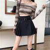 Foto Real Precio Real Falda Plisada para Mujer Primavera Otoño e Invierno Nueva Moda Falda de Cintura Alta Sentido del Diseño A Falda Corta a la Moda