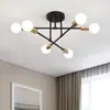 Lustre de sala de estar com atmosfera nórdica transfronteiriça, luminária de teto para quarto, lâmpada LED para estudo com personalidade criativa, luminária para sala de jantar em casa