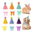 Exclusivo Transfronterizo Lazo Decoración de Cumpleaños para Mascotas Cumpleaños de Gato Cumpleaños de Cachorro Sombrero de Cumpleaños para Mascota Set de Cumpleaños para Mascotas