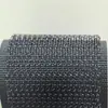 Fita de gancho e laço de nylon misturado de 1-20CM gancho colorido preto branco superfície de laço sem adesivo corte a vinco Jianli Hongming