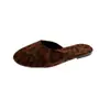 Estilo Sencillo Moda Versátil Punta Cerrada Media Zapatilla de Casa para Mujer 2026 Verano Nuevo Llegado Exterior Planas Sin Cordones Mocasines Zapatillas Zapatos