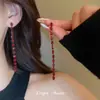Pendientes de Borla con Flor de Zircón de Aguja de Plata Transfronterizos, Pendientes de Moda y Elegantes, Pendientes de Lujo Ligero y de Gama Alta, Diseño de Nicho