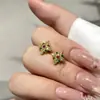 Exquisitos Pendientes de Copo de Nieve Brillantes para Mujer, Lujo Ligero, Diseño Personalizado, Circonita, Pendientes Versátiles para el Día a Día, Regalo de Navidad