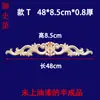 Tallado en Madera Dongyang Piezas de Flor Tallada en Madera Calcomanía Decorativa Tallada en Madera Cabezal de Puerta de Madera Maciza Marco de Puerta de Flor Larga Pared de Fondo Flor de Madera