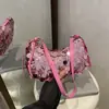 Cadena de Lentejuelas Texturizada Gran Capacidad para Mujer 2025 Personalizada Nueva Tendencia Otoño Moda Bolso de Hombro/Axila