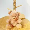 Chaveiro Pingente Boneca Urso Vestido Brinquedo de Pelúcia Ursinho de Pelúcia Evento da Temporada de Formatura Presente com Impressão de Logo
