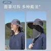 Sombrero de Pescador, Sombrero de Sol de Verano con Protección UV, Sombrero de Pesca, Protección para Cara y Cuello, Sombrero de Sol Todo en Uno para Hombre, Sombrero de Sol de Secado Rápido