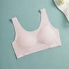Omefen Primavera/Verano 2023 Nuevo Chaleco sin Costuras de Tirantes Anchos para Niñas en Desarrollo Ropa Interior Adolescente Femenina