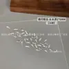 K9 Manicura Piedras de Strass Irregulares Planas Biseladas Plateadas Decoraciones de Strass Súper Brillantes Rivoli Rombo Gota de Agua Hojas de Arce Decoraciones Ultra Brillantes