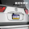 Suporte de Placa de Licença de Venda Quente Transfronteiriço, Suporte de Placa de Licença Padrão Americano, Base de Plástico para Placa de Licença de Carro, Suprimentos de Modificação de Carro, Suporte de Placa de Licença Padrão Americano