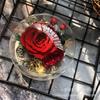 Bola de cristal Yongsheng com flor acabada em caixa de presente requintada presente de aniversário para meninas presente de aniversário presente para empresa