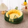 Nido para Gato Semi-Cerrado Casa para Gato Cama para Gato Casa para Gato Suministros para Mascotas Villa Nido para Gato Resistente a Manchas Nido para Gato Mascota