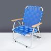 Silla de Tela de Aleación de Aluminio para Exteriores, Silla Transpirable para Mercado Nocturno y Barbacoa, Silla de Correa de Aspecto Elevado, Silla de Tela para Acampar, Transpirable y Ligera