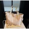 Bolsa de Tote Transfronteriza para Mujer 2026 Nuevo Estilo Casual para Viajes Cotidianos Versátil Gran Capacidad Bolso de Mano de Gama Alta Bolso de Hombro