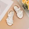 Novas Sandálias Infantis 2024 Sola Macia Renda Sapatinhos de Princesa Confortáveis Antiderrapantes Sapatos de Praia Sandálias da Moda para Meninas Fadas