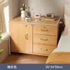 Mesa de cabeceira com chave, design moderno simples para uso doméstico, armário de armazenamento de cabeceira de quarto, pequeno rack de armazenamento simples, tamanho mini