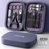 Kit de Cortadores de Unha Atacado Alicate Bico de Águia Aço Inoxidável Kit de Ferramentas Profissional para Manicure e Pedicure Conjunto Completo de Beleza e Cuidados com as Unhas