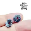 En stock al por mayor, retención de color duradera, tapas de flor gris hierro, tapas de cuentas, estilo vintage, accesorios para pulseras y joyería DIY