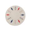 Manteles Individuales Redondos Escandinavos Estampados para Decoración del Hogar, Posavasos Aislantes, Manteles para Plato, Manteles para Tazón, Posavasos Simples Engrosados para Té y Manteles para Olla